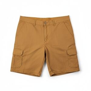 Brahma Men’s Tan Rugged Canvas Utility Shorts - Size 38